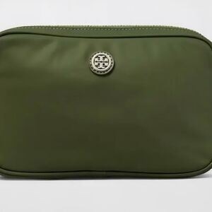 Tory Burch Virgina Olive Green Belt/ Crossbody Bag